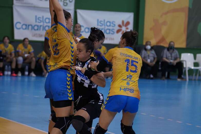 Momento del partido de este miércoles en Telde/TA.